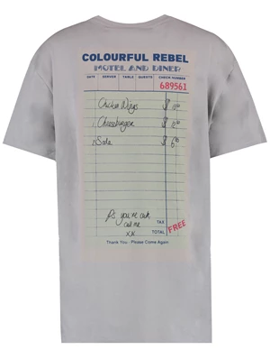 Colourful Rebel Check loosefit tee WT114351