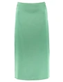 Colourful Rebel Hinte Uni Satin Slit Midi Skirt WS214379