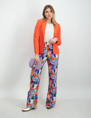 Colourful Rebel Melody big flower straight pants WP114137