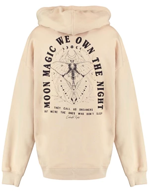 Colourful Rebel Moon Magic embro oversized hoodie WH113195