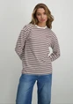Colourful Rebel Mother Earth Stripe Longsleeve Tee WT116135