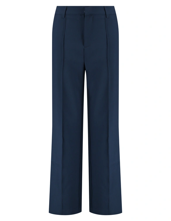 Colourful Rebel Rus straight pants elastic waistband WP116407
