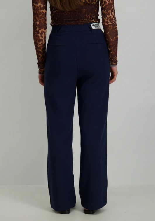 Colourful Rebel Rus straight pants elastic waistband WP116407