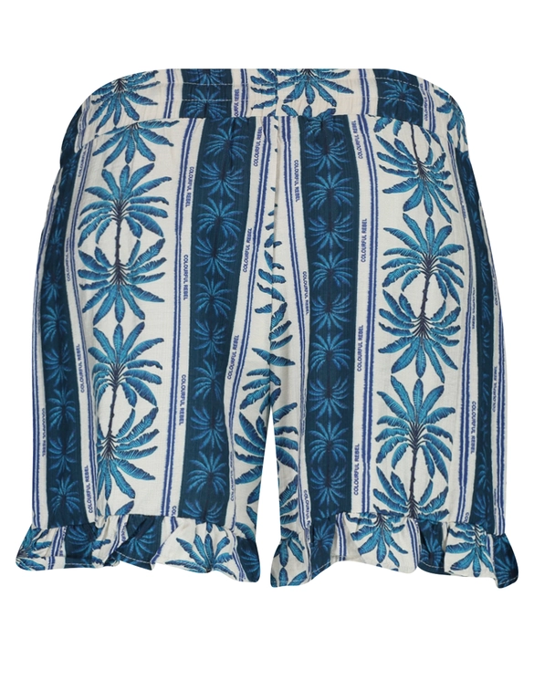Colourful Rebel Sensa Palm Ruffle Short WS116940
