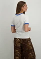 Colourful Rebel Sunny Days Ringer Boxy Tee WT116892