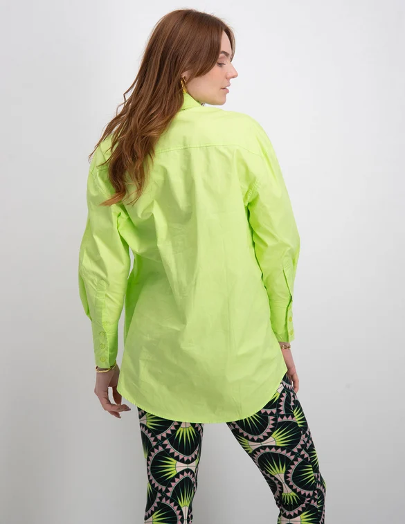 Colourful Rebel Talia oversized boyfriend blouse WB114093