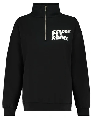Colourful Rebel uni logo relaxed zip WS416355
