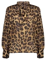 Geisha Animal print blouse 43881-26