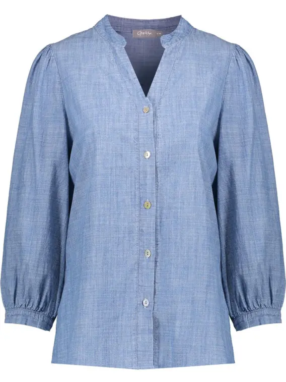 Geisha Blouse Chambray 53164-70