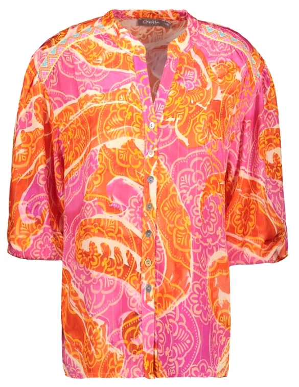 Geisha Blouse with lurex 53311-70
