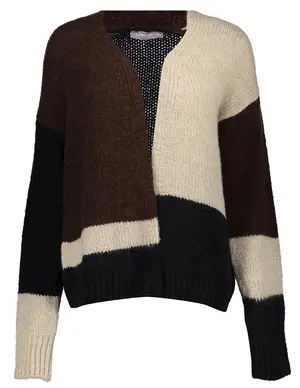 Geisha Cardigan colorblock 34881-43