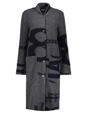 Geisha Coat cooked wool letters 38583-70