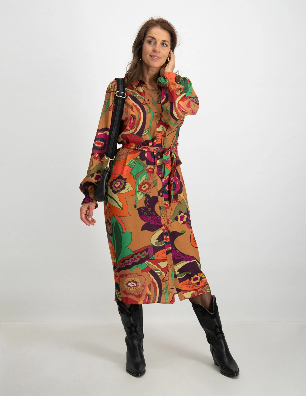 Geisha Dress 37636 20 multi colour kopen bij The Stone