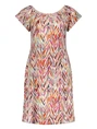 Geisha Dress elastic shoulder jersey AOP 57363-60 MAY