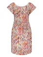 Geisha Dress elastic shoulder jersey AOP 57363-60 MAY