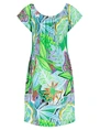 Geisha Dress elastic shoulder jersey AOP 57363-60 MAY