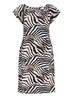 Geisha Dress elastic shoulder jersey AOP 57363-60 MAY