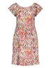 Geisha Dress elastic shoulder jersey AOP 57363-60 MAY