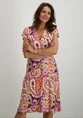 Geisha Dress short sleeves AOP 47410-60 JUNE