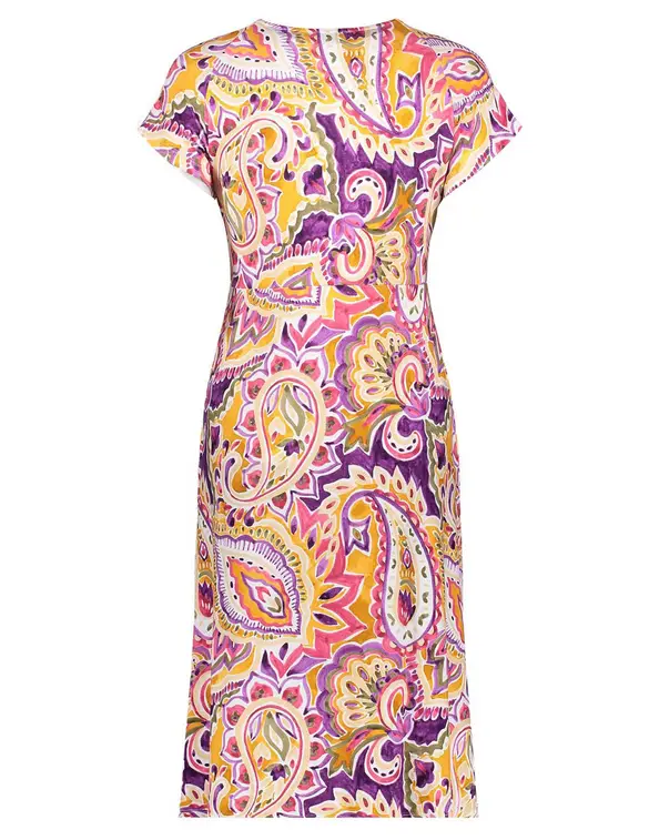 Geisha Dress short sleeves AOP 47410-60 JUNE