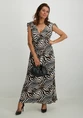 Geisha Dress smock jersey AOP 57367-60 MILA