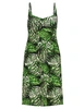 Geisha Dress spaghetti jersey AOP 57360-60 NOA