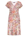 Geisha Dress v-neck short AOP 57366-60 JUNE