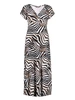 Geisha Dress v-neck sleeveless AOP 57364-60 JANE