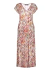 Geisha Dress v-neck sleeveless AOP 57364-60 JANE
