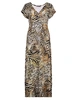 Geisha Dress v-neck sleeveless AOP 57364-60 JANE