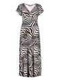 Geisha Dress v-neck sleeveless AOP 57364-60 JANE
