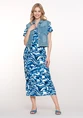 Geisha Dress v-neck sleeveless AOP 57364-60 JANE