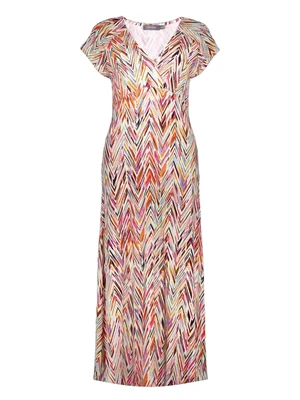 Geisha Dress v-neck sleeveless AOP 57364-60 JANE