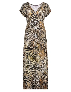 Geisha Dress v-neck sleeveless AOP 57364-60 JANE