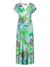 Geisha Dress v-neck sleeveless AOP 57364-60 JANE
