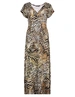 Geisha Dress v-neck sleeveless AOP 57364-60 JANE