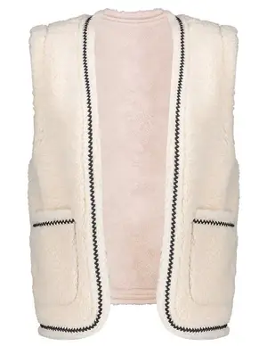 Geisha Gilet teddy embroidery 35542-19