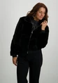 Geisha Jacket in fur vertical ''stripe'' 48570-19
