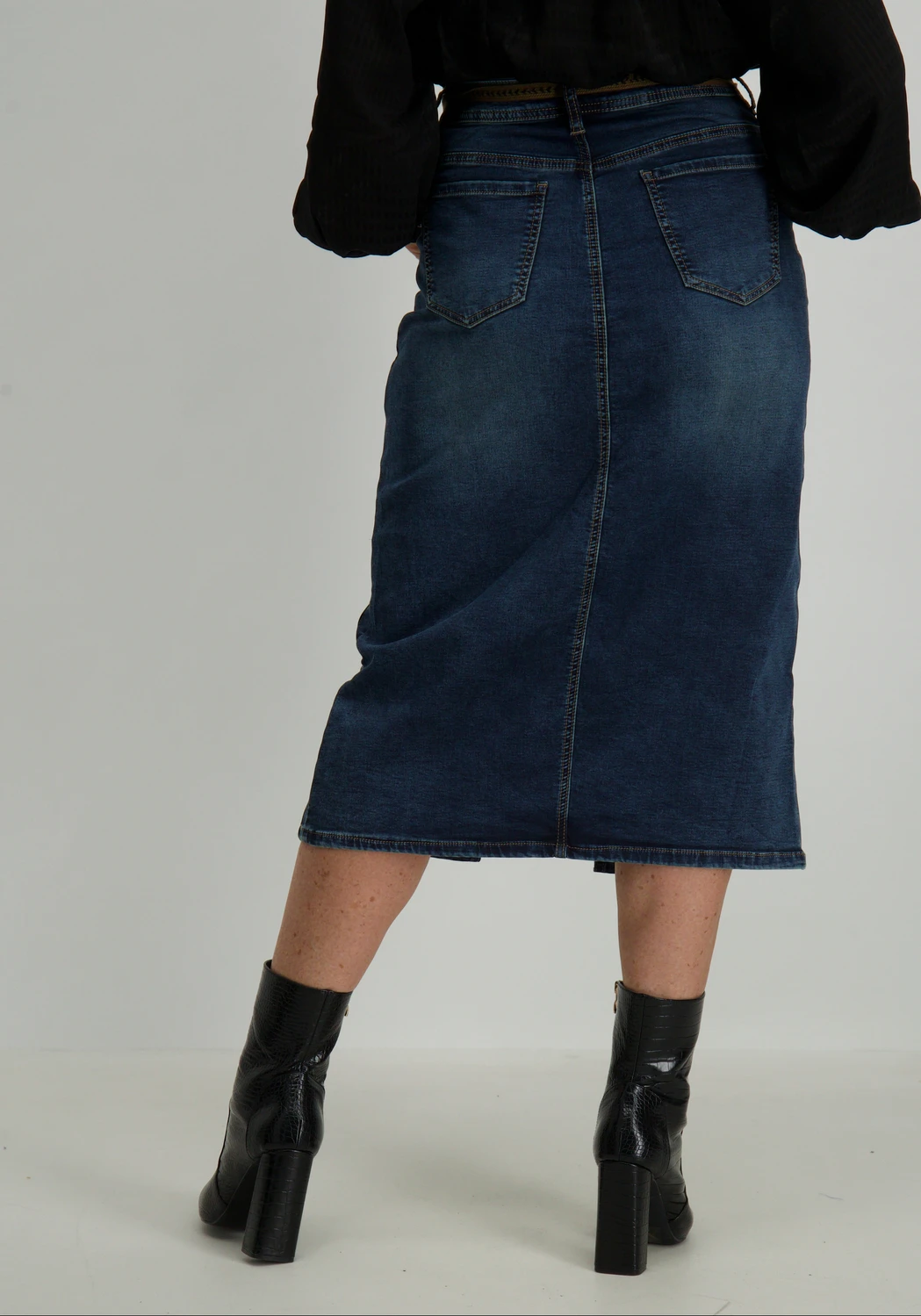 Geisha Jeans skirt 46510 10 jeans blauw kopen bij The Stone