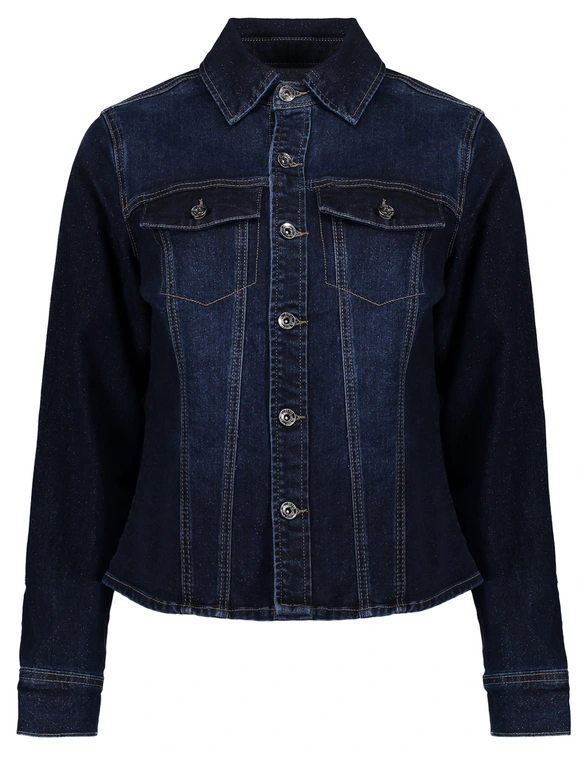 Geisha Jeansjacket lurex 45503-10