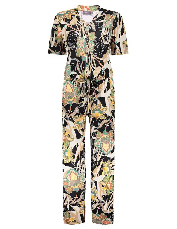 Geisha Jumpsuit straight leg aop 41105-60 AMY