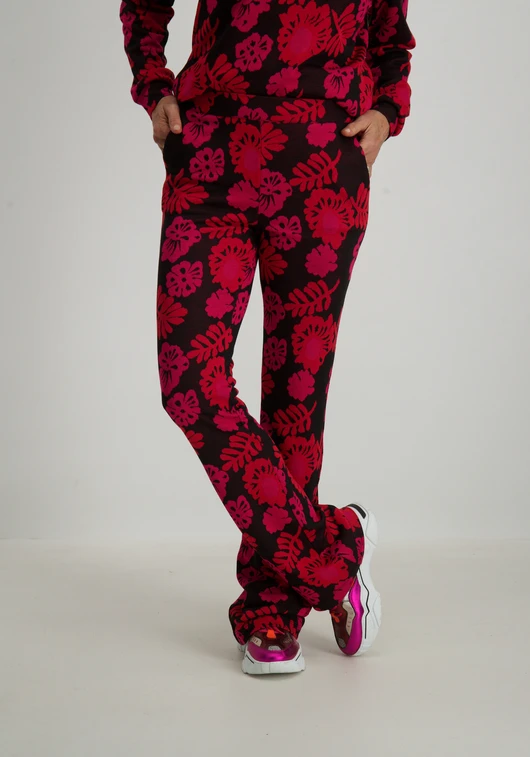 Geisha Pants jacquard flowers 41831-70