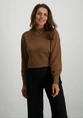 Geisha Pullover basic turtle lurex 44567-14
