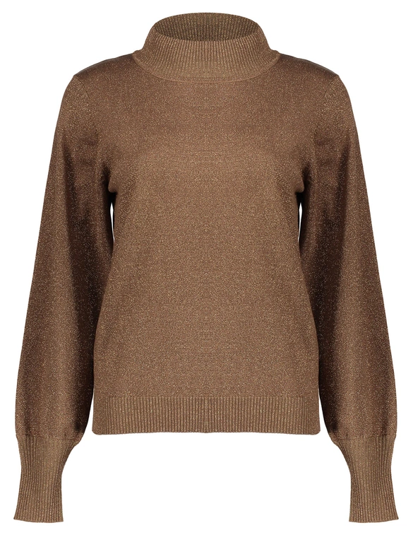 Geisha Pullover basic turtle lurex 44567-14