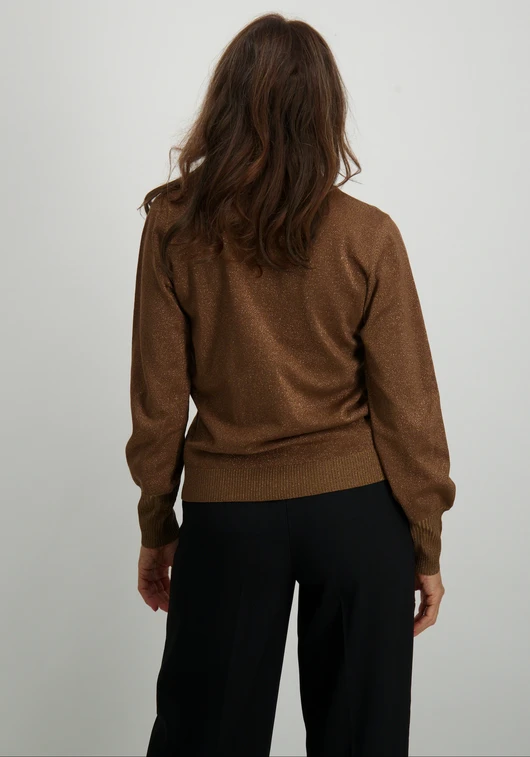 Geisha Pullover basic turtle lurex 44567-14
