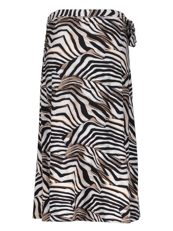 Geisha Skirt long jersey AOP 56350-60 JILL