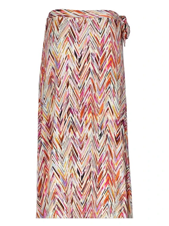 Geisha Skirt long jersey AOP 56350-60 JILL