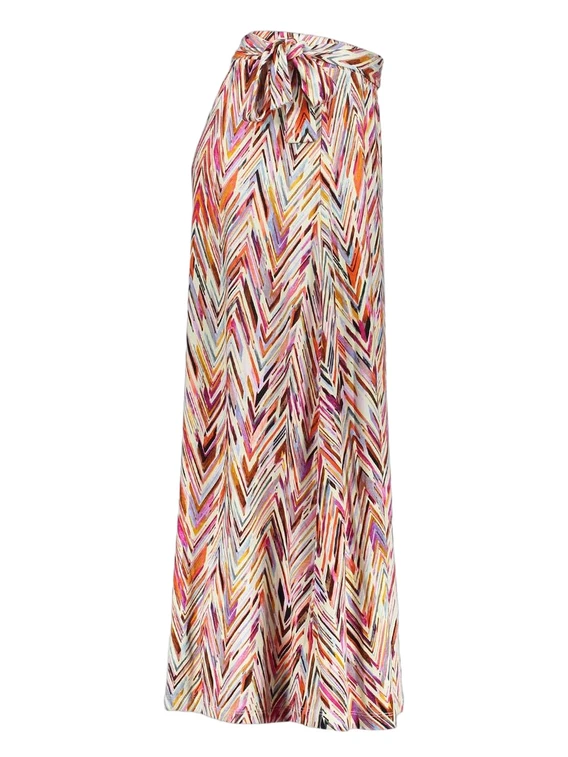 Geisha Skirt long jersey AOP 56350-60 JILL