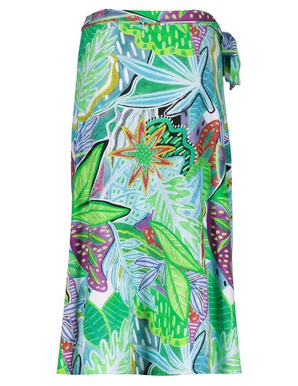 Geisha Skirt long jersey AOP 56350-60 JILL