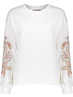 Geisha Sweater embroiderd sleeves 52140-24